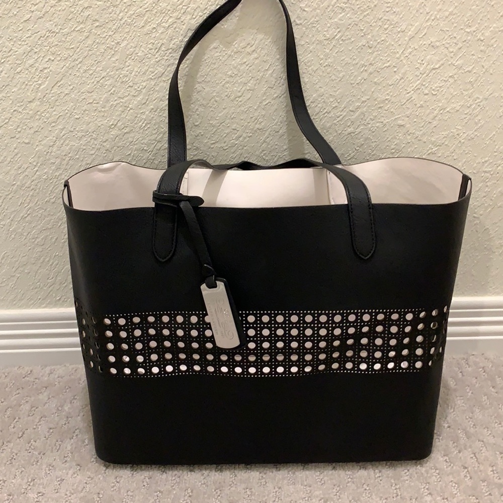Ralph Lauren Lauren Black and white tote